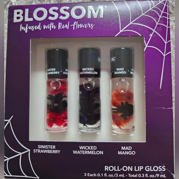 blossom Other - Blossom NEW Lip Gloss Set - Sinister Strawberry, Wicked Watermelon, Mad Mango